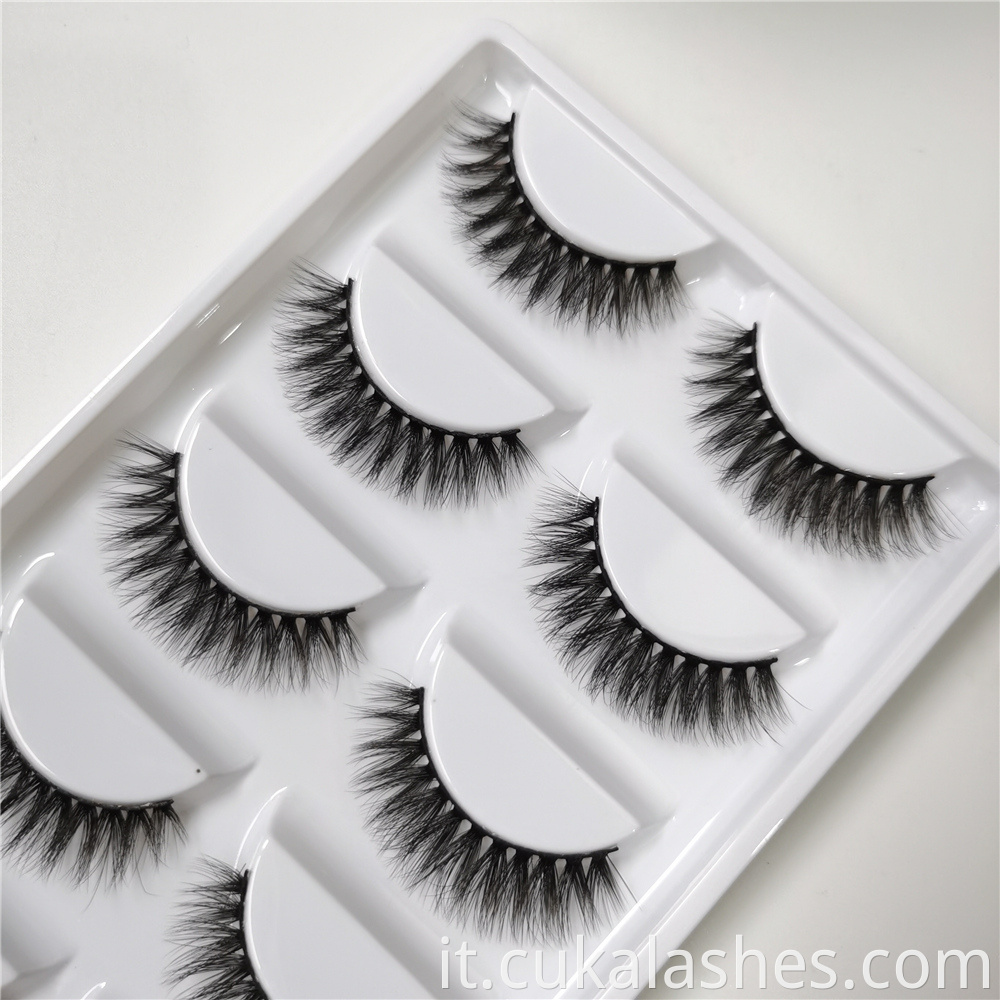 5 Pairs Natural Lashes Jpg